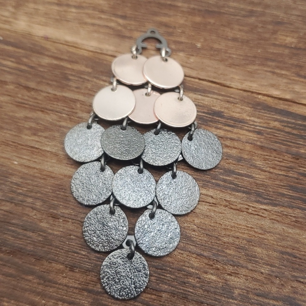 Sparkling sequin symphony necklace pendant